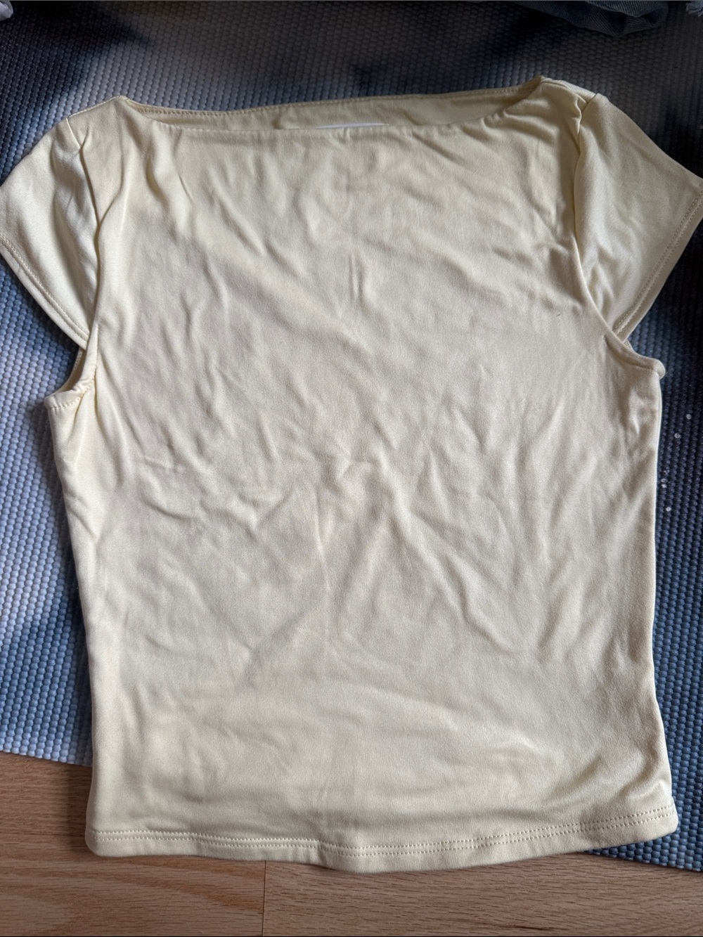 plain yellow tshirt